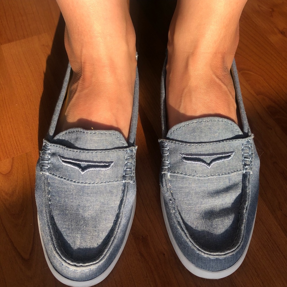 Cole Haan Pinch Chambray Weekender loafers - sz 8